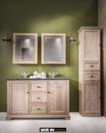 Badkamer - Landelijke meubels en verlichting - Sarah Mo