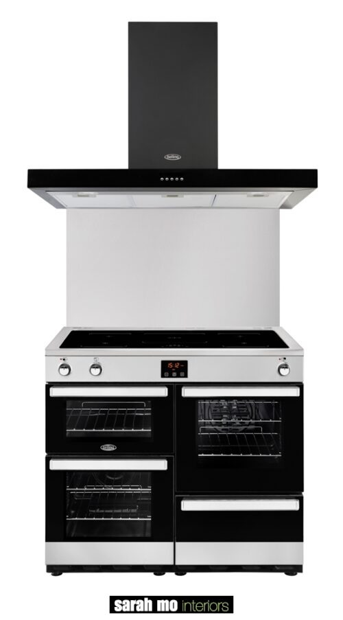 BEL-COOKCENTRE-100-EI-BLK-RVS - Fornuis - Landelijke meubels en verlichting - Sarah Mo
