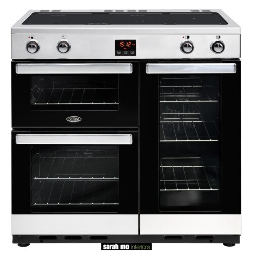BEL-COOKCENTRE-90EI-STA - Belling Cookcentre 90Ei 90cm elektrische inductie kookplaat - Landelijke meubels en verlichting - Sarah Mo