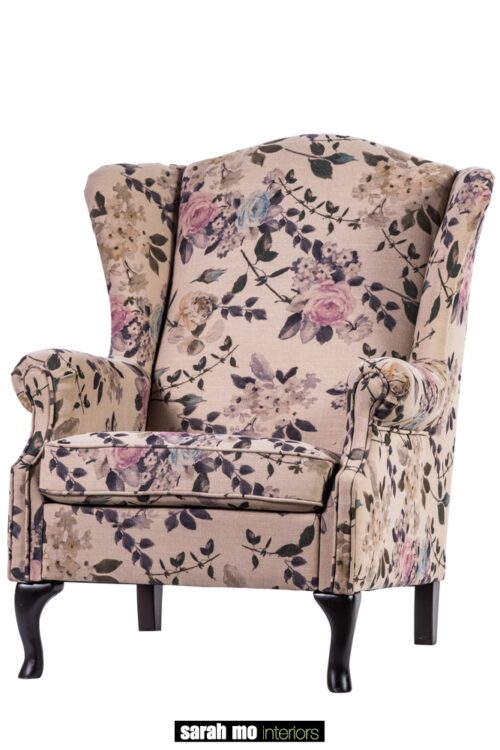 Armfauteuil in diverse bekledingen en pootkleuren mogelijk - Loveseat - Landelijke meubels en verlichting - Sarah Mo
