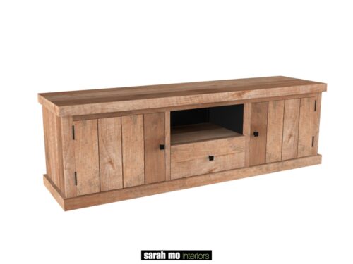 Groot tv-dressoir met 2 deuren en 1 lade - Dressoir - Landelijke meubels en verlichting - Sarah Mo