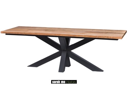 Tafel met metalen spin poot - Tafel - Landelijke meubels en verlichting - Sarah Mo