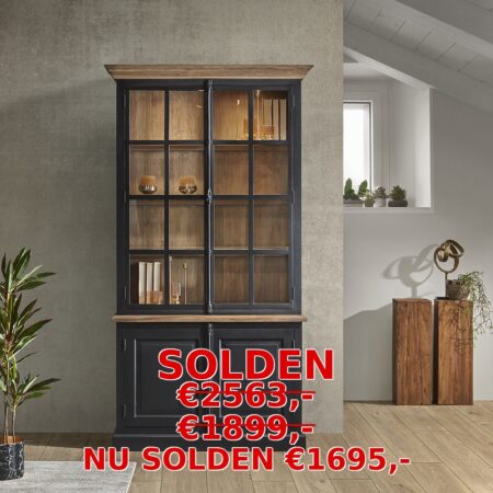 Landelijke zwarte kast Sarah mo ML102 Landelijke zwarte kast Sarah mo ML102