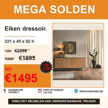 Mega solden eiken dressoir sarah mo RAF110 Mega solden eiken dressoir sarah mo RAF110