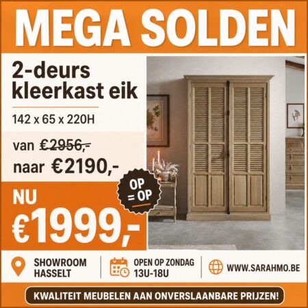 Mega solden hasselt kleerkast eik landelijk wonen Mega solden hasselt kleerkast eik landelijk wonen