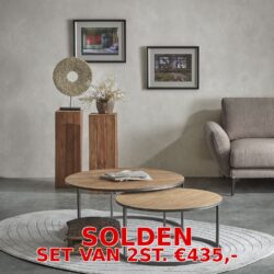 Solden sarah mo ronde salontafel set Solden sarah mo ronde salontafel set