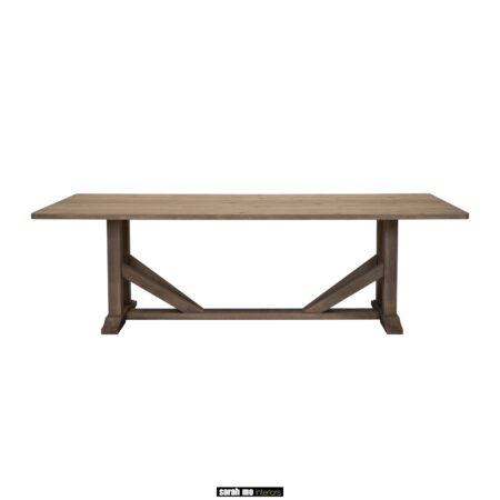 TIB 250 Landelijke eiken eetkamertafel maatwerk mogelijk bij Sarah mo interieur meubelwinkel te Aatselaar en Hasselt