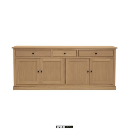 VIC110 eiken maatwerk collectie Victoria van Sarah mo meubelwinkel landelijke eiken dressoir